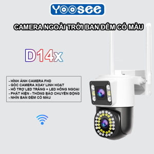 CAMERA YOOSEE D14X - 2 MẮT 2 KHUNG HÌNH