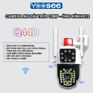 CAMERA YOOSEE Q44D - 2 MẮT 2 KHUNG HÌNH