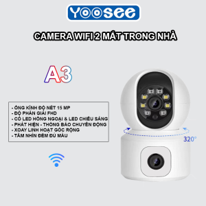 CAMERA YOOSEE A3 - 2 MẮT2 KHUNG HÌNH